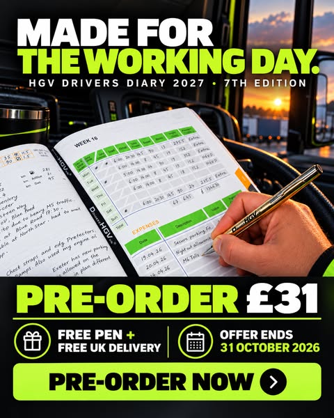HGV Drivers Diary 2027 – £31
