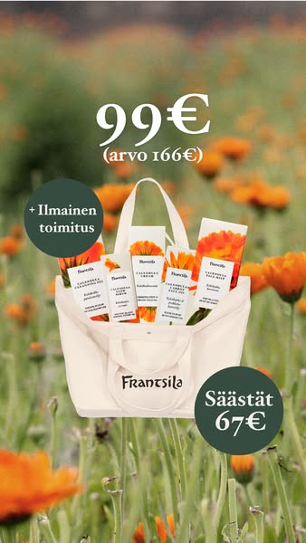 Kehäkukka-hoitorutiini kasvoille