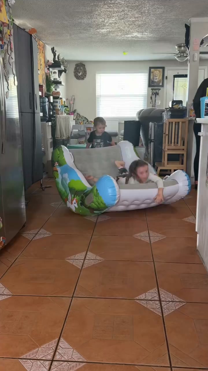 Inflatable Sensory Rocker for Kids | Built-in Pump, Supports Up to 265lbs
