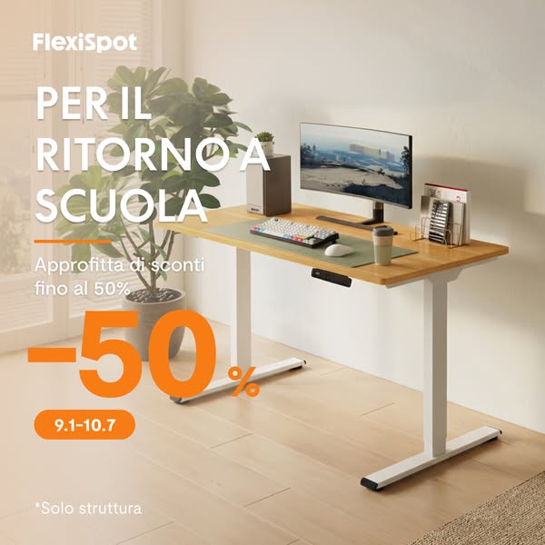 sedie ergonomiche scontate fino al 50% per il ritorno a scuola
