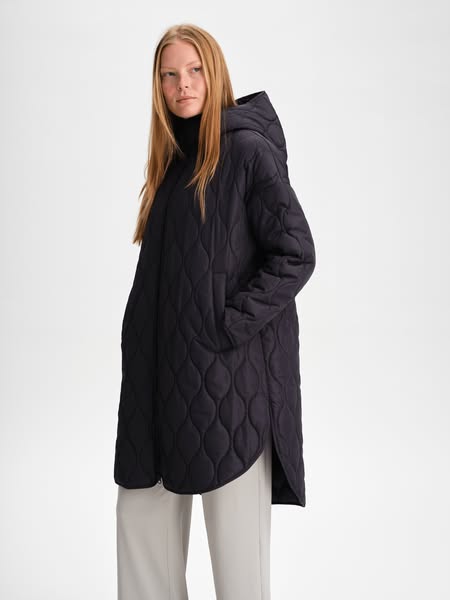 DOME COAT BLACK - Padded Coat