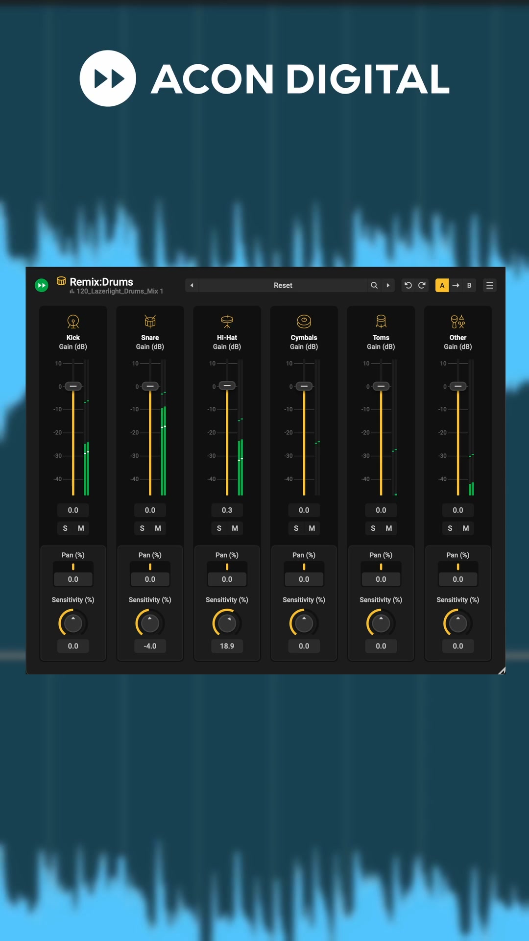 Remix:Drums Stem Separation Plugin