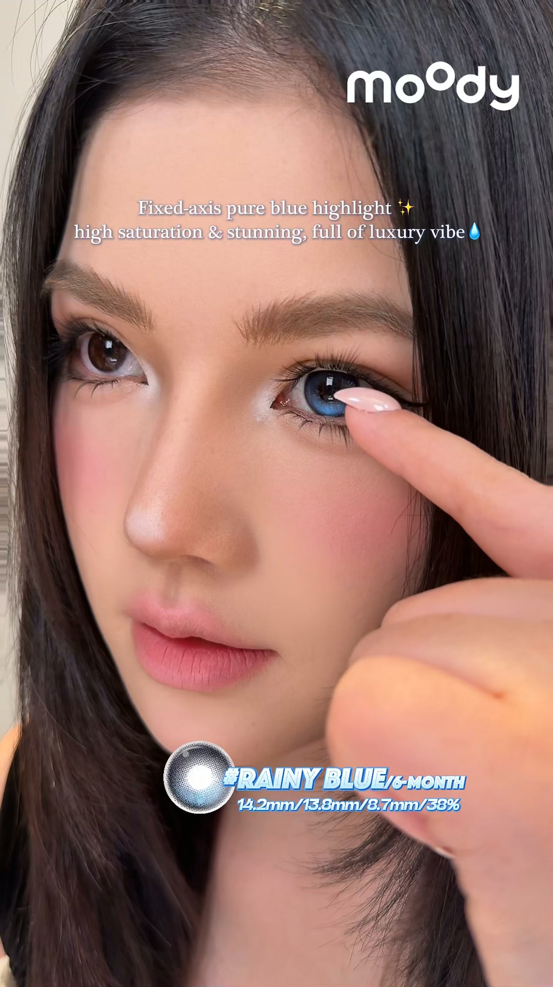 Instant Camera-Ready Blue Eyes