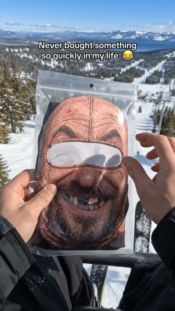 Funny Custom Printed Ski Mask | Gift for Ski Lovers