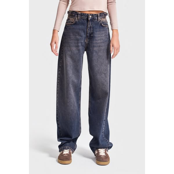 Skater Mid Rise Jeans - Eclipse