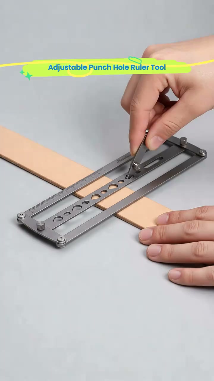 Adjustable Leather Belt Hole Punch