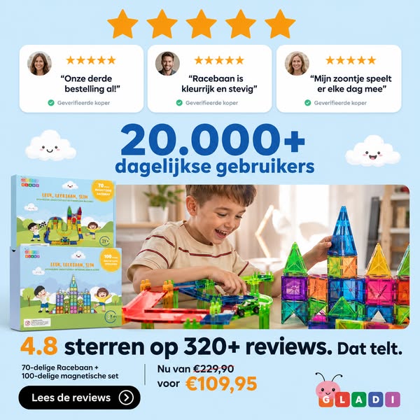 4.8 sterren op 320+ reviews. Dat telt.