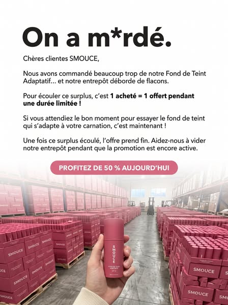 1 acheté = 1 offert