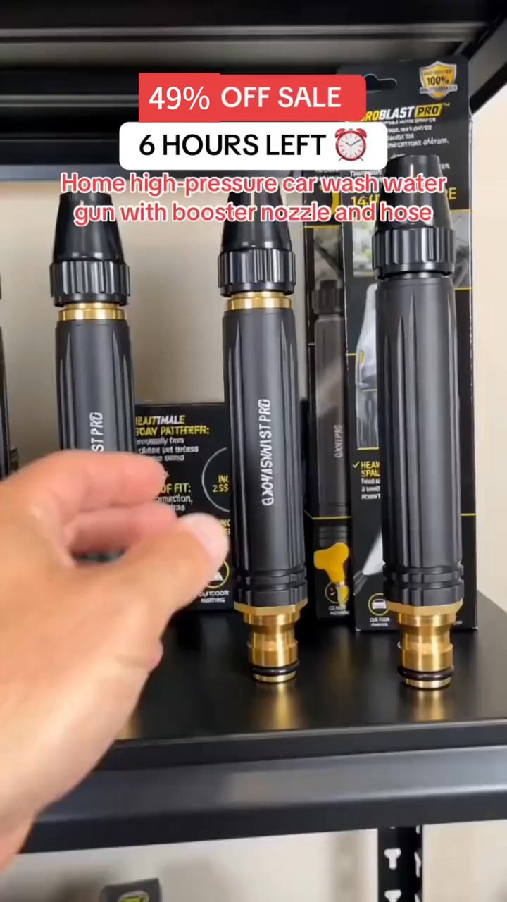Heavy Duty Adjustable Twist Hose Nozzle Jet Sweeper Nozzle