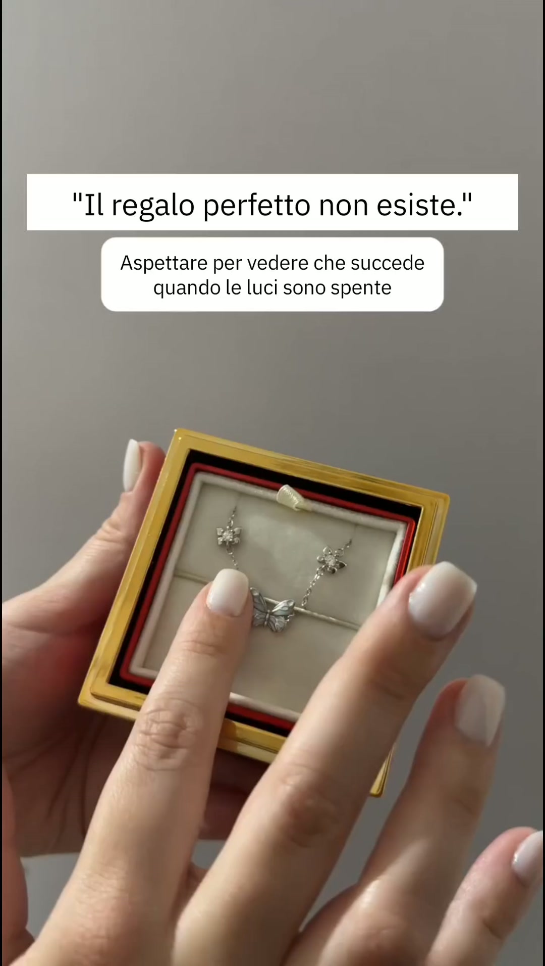 Aspetta di vederlo al buio