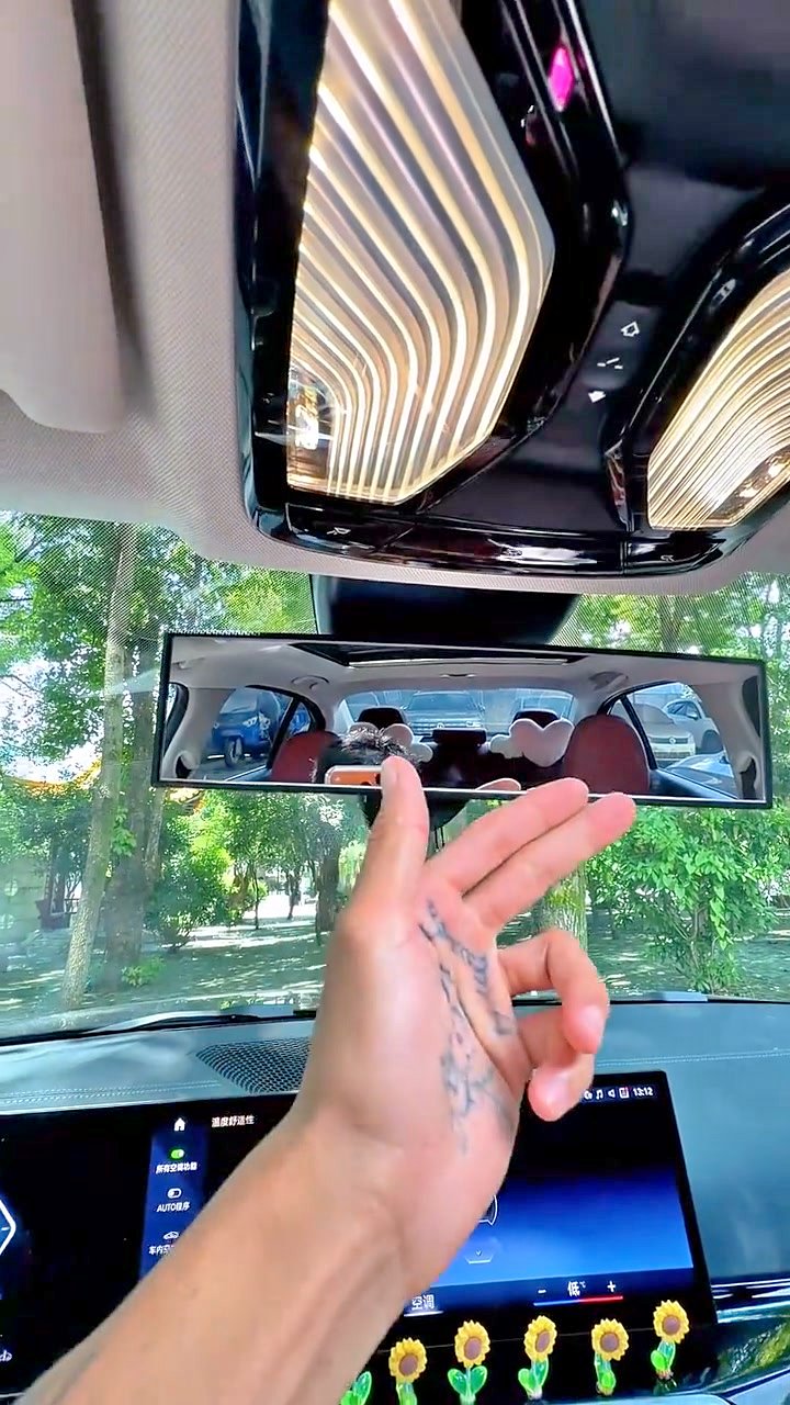 Panoramic Car Rear View Mirror Universal Extender Convex