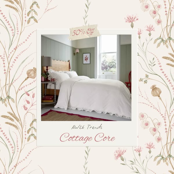 50% off Cottage core