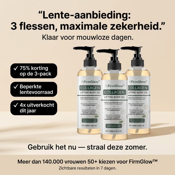Geniet van een merkbaar strakkere en soepele huid.