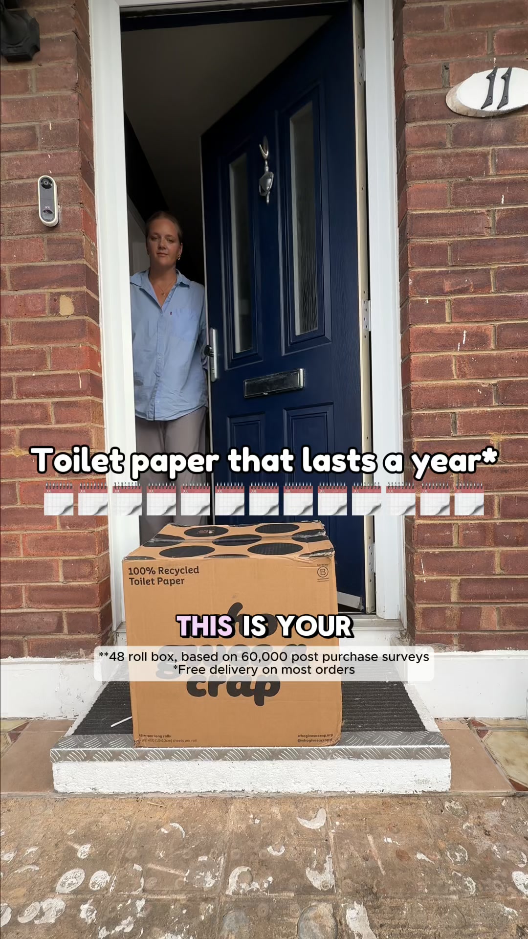 Eco toilet paper delivered to your door