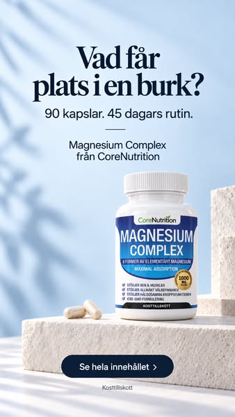 8 sorters magnesium. 1 kapsel.