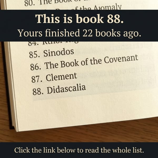 Your bible might be incomplete