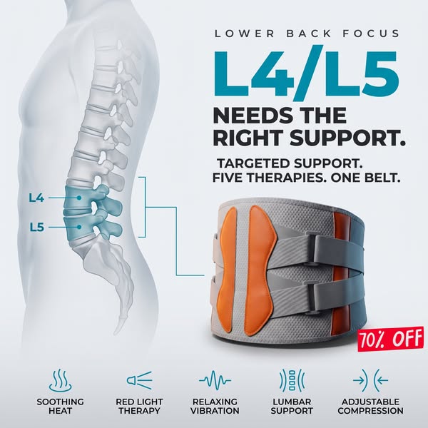Up to 70% Off • L4/L5 Pain Slowing You Down?