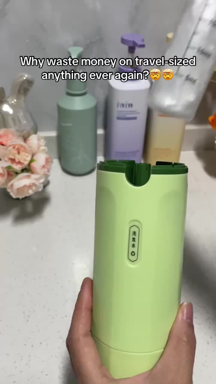 4-in-1 Leakproof Rotatable Travel Dispenser Set