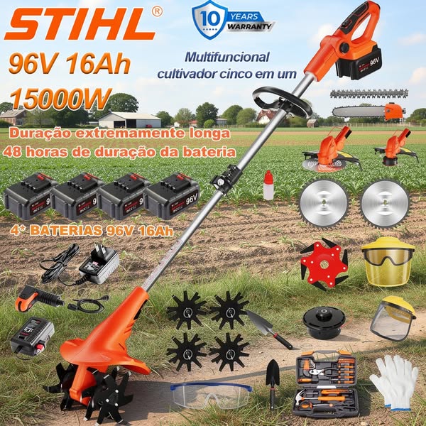【STIHL】Cultivador Multifuncional 5 em 1: Desperte a sua paixão pela jardinagem!