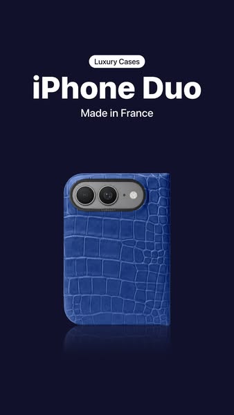 NEW IN: Luxury Leather iPhone 18 Cases