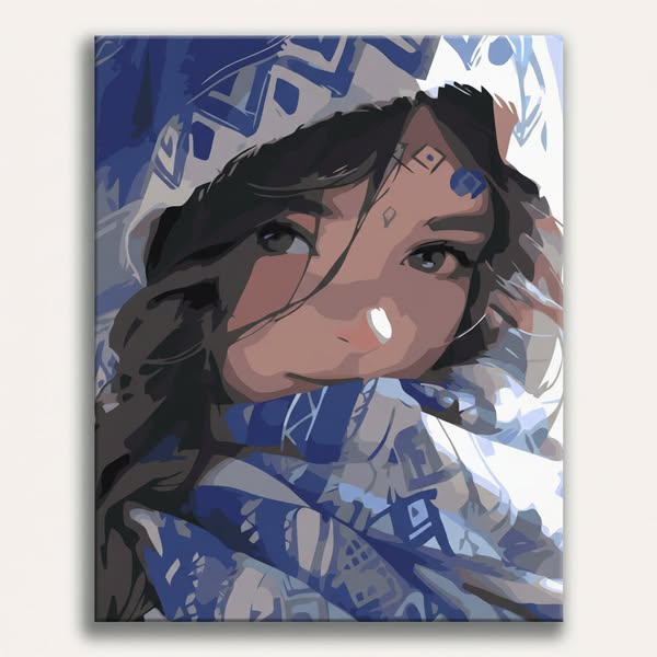 Girl with Scarf