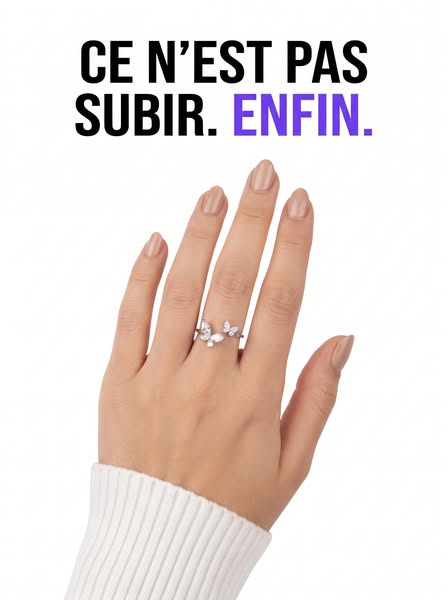 Bague Papillon — Elle ne reste jamais en cage