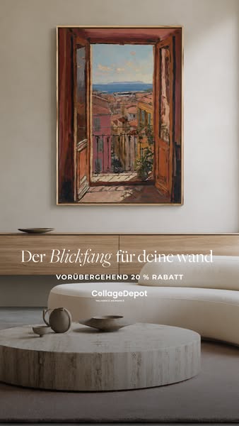 Hafenblick Gemälde