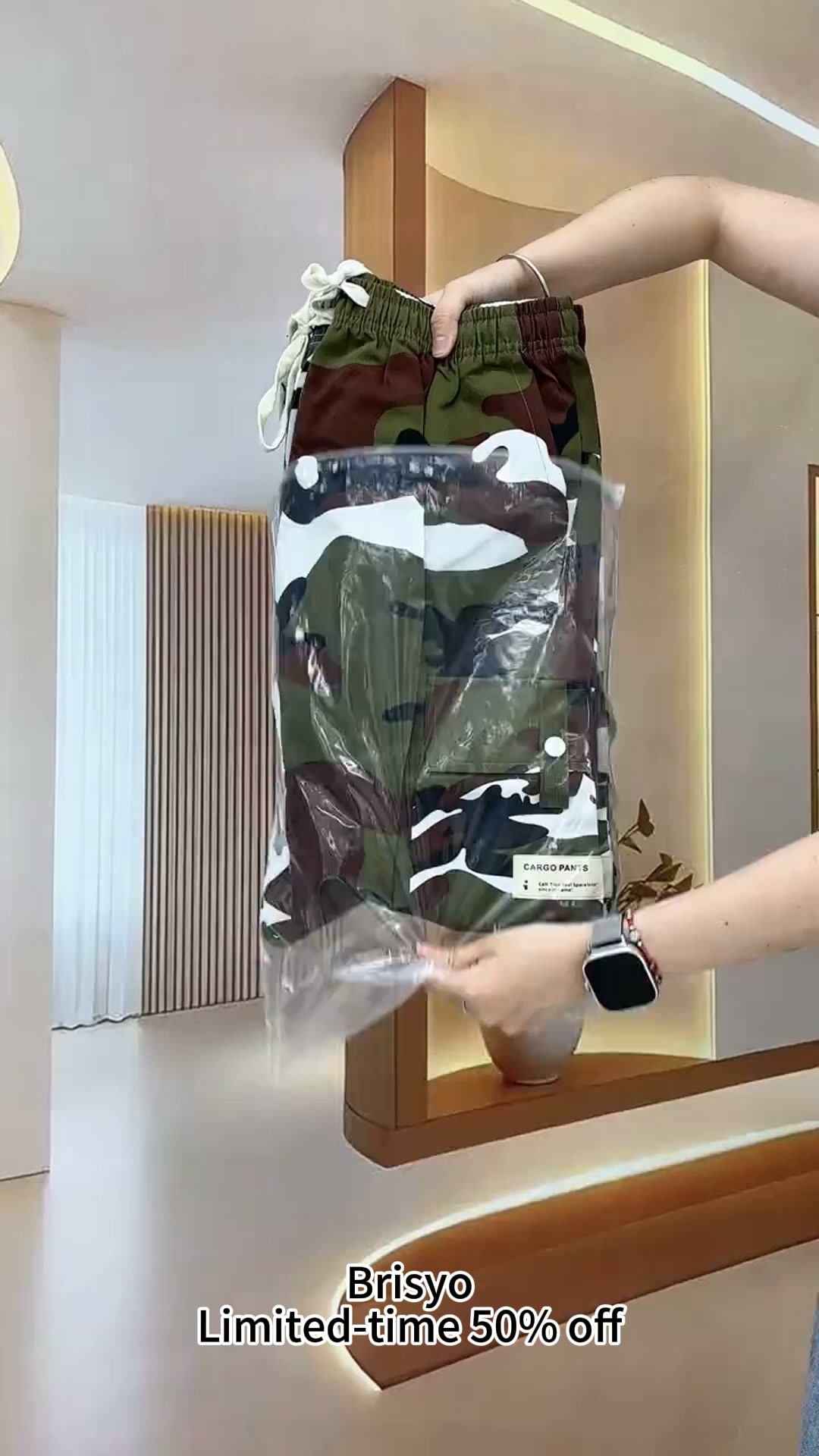 Get these camo cargo shorts now while they’re 50% OFF