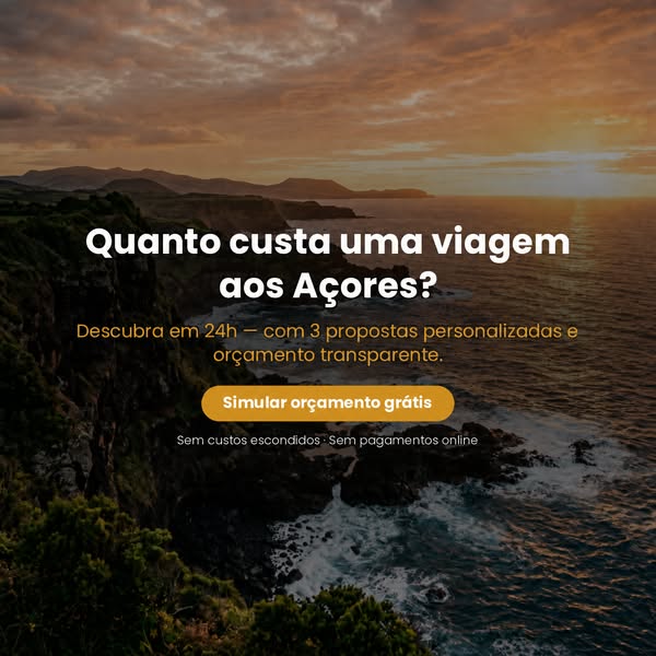 3 ideias de viagem aos Açores em 24h