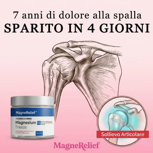 Il miglior minerale contro i dolori alla spalla?