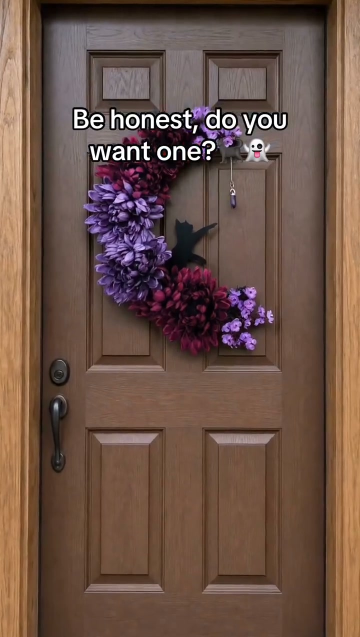 Last Day 49% OFF - Handmade Halloween Cat Wreath(Buy 2 Free Shipping)