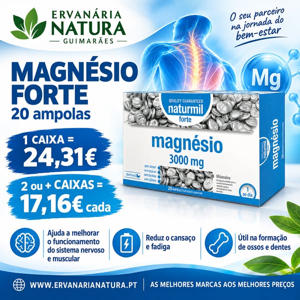MAGNESIO FORTE 20 ampolas
