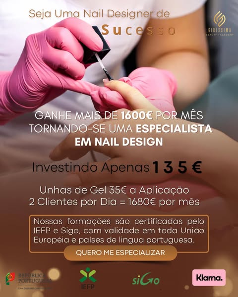 Fromação Nail Designer