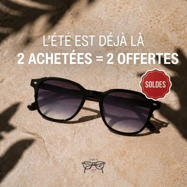 2 paires achetées = 2 paires offertes Les Soldes c'est maintenant !