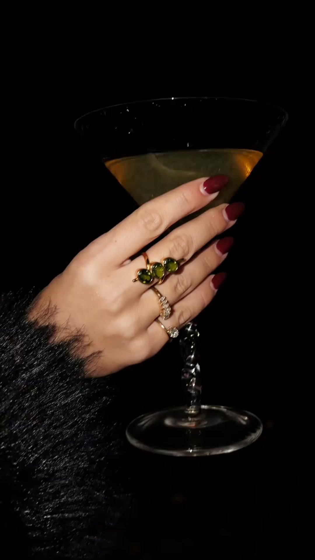 Martini Olive Ring