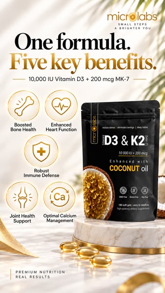 Lower Stress & Anxiety with Vitamin D3 + K2