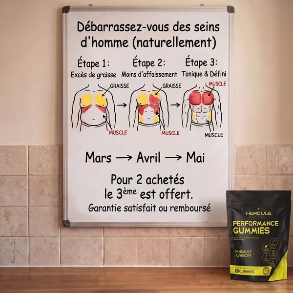 HERCULE PERFORMANCE GUMMIES — VOTRE FORMULE 6-EN-1