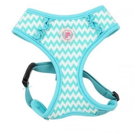 Hundegeschirr Ziggy Harness - aqua varianten S