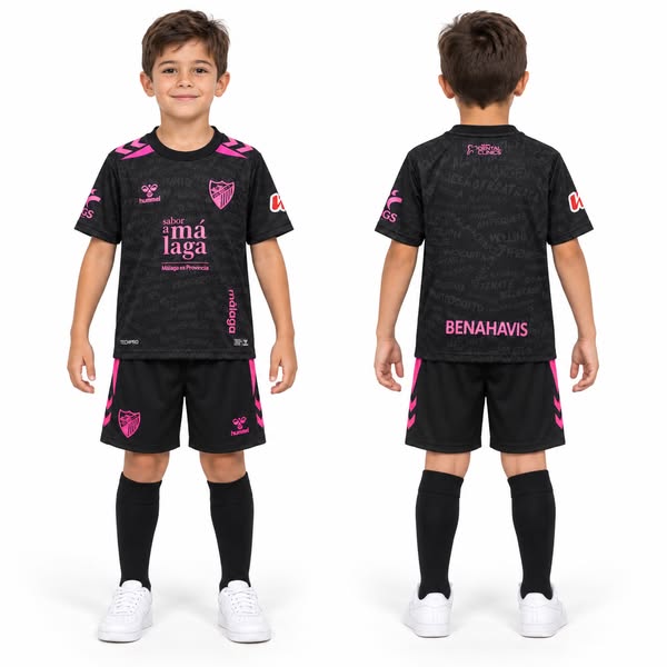 Kit Infantil Málaga 3ª Equipación — ¡El Más Especial!