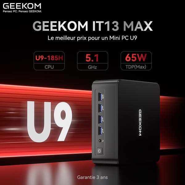 GEEKOM, la marque experte des Mini PC haute performance.