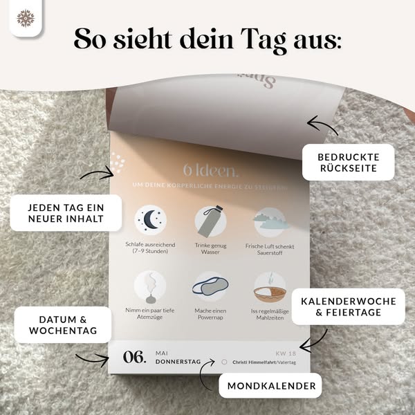 365 Tage Achtsamkeit – Blatt für Blatt