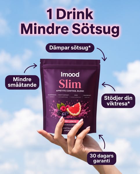 Mindre sötsug. Mer kontroll.