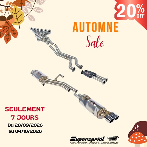 Autumn Sale: 20 % de réduction