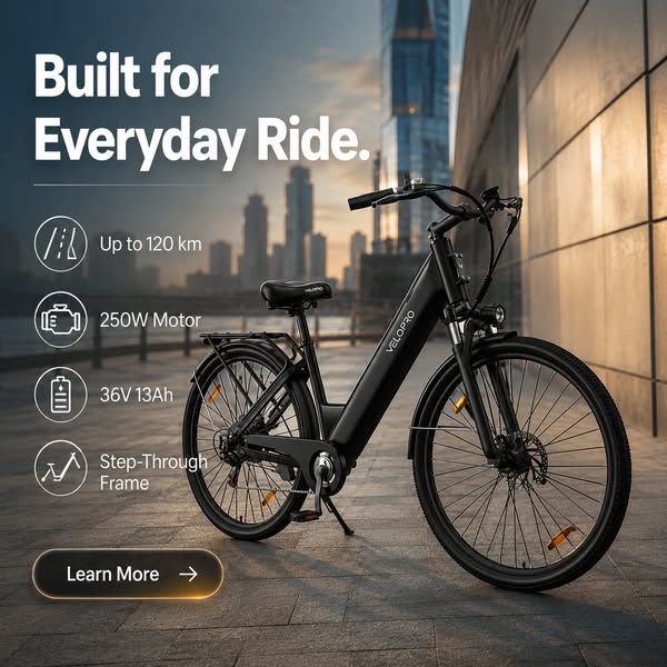 VELOPRO C1 | Up to 120KM Range