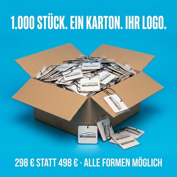 Ihr Logo fährt jeden Tag mit