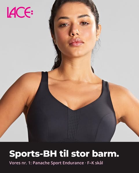 Sports-BH'er til stor barm