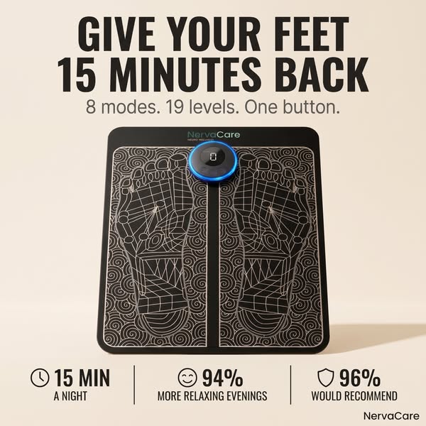 Give Your Feet 15 Minutes Back.