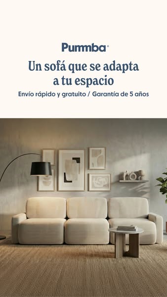 Descubre Pummba, tu sofá modular