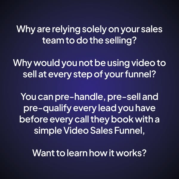 Pre-Sell Your Leads 24/7