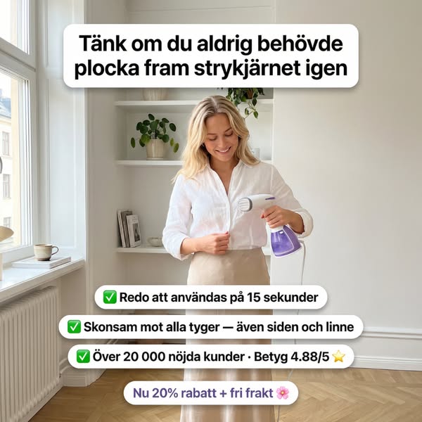 Släta kläder på sekunder